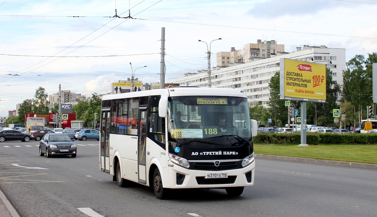 Санкт-Петербург, ПАЗ-320435-04 "Vector Next" № А 310 ТЕ 198