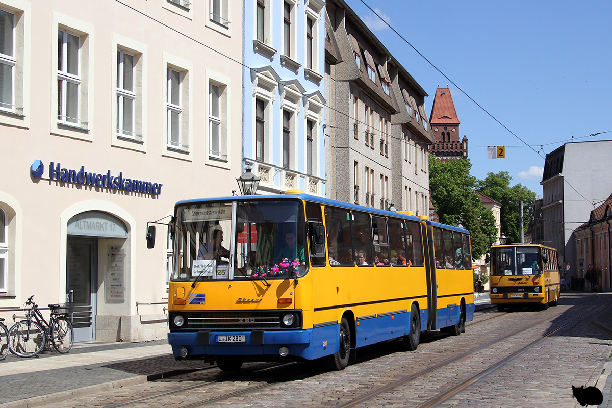 Saxony, Ikarus 280.02 # 208; Brandenburg — 6. Ikarus-Bus-Treffen in Deutschland & Tag der offenen Tür  — Cottbus, 18.05.2019