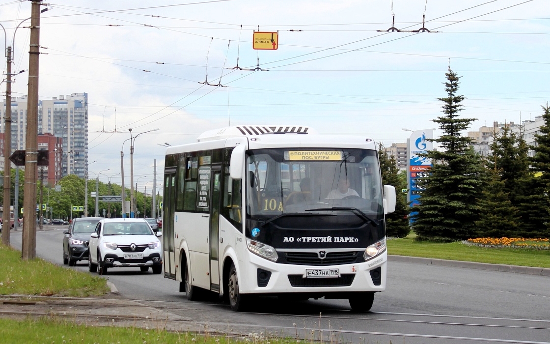 Санкт-Петербург, ПАЗ-320435-04 "Vector Next" № Е 437 НА 198