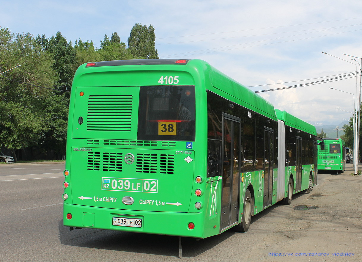 Almaty, Golden Dragon XML6185J13C (Hyundai Trans Auto) č. 4105
