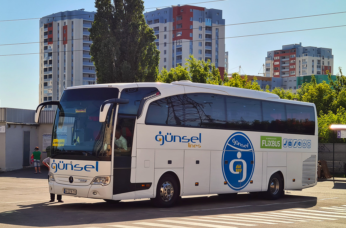 Киев, Mercedes-Benz Travego II SHD 15SHD facelift № AA 2218 TH