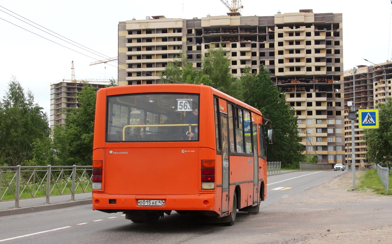 Ленинградская область, ПАЗ-320402-05 № О 015 АЕ 47