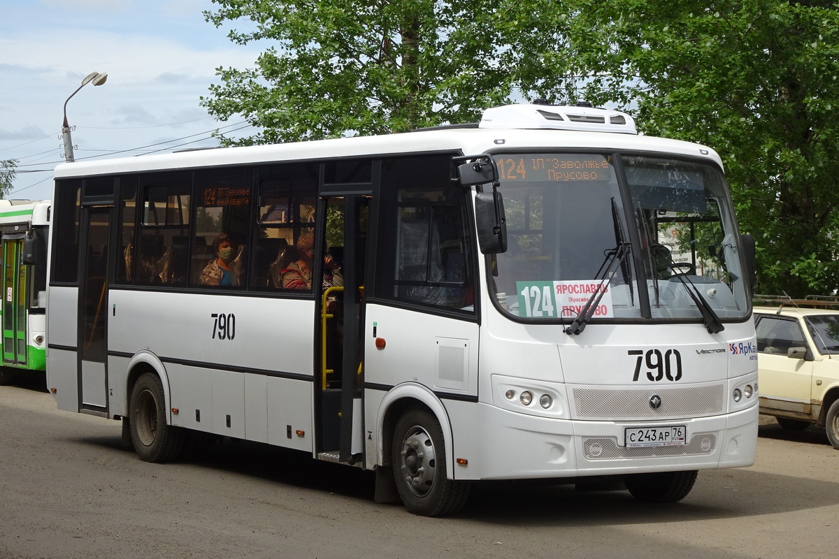 Ярославская область, ПАЗ-320414-05 "Вектор" (1-1) № 790