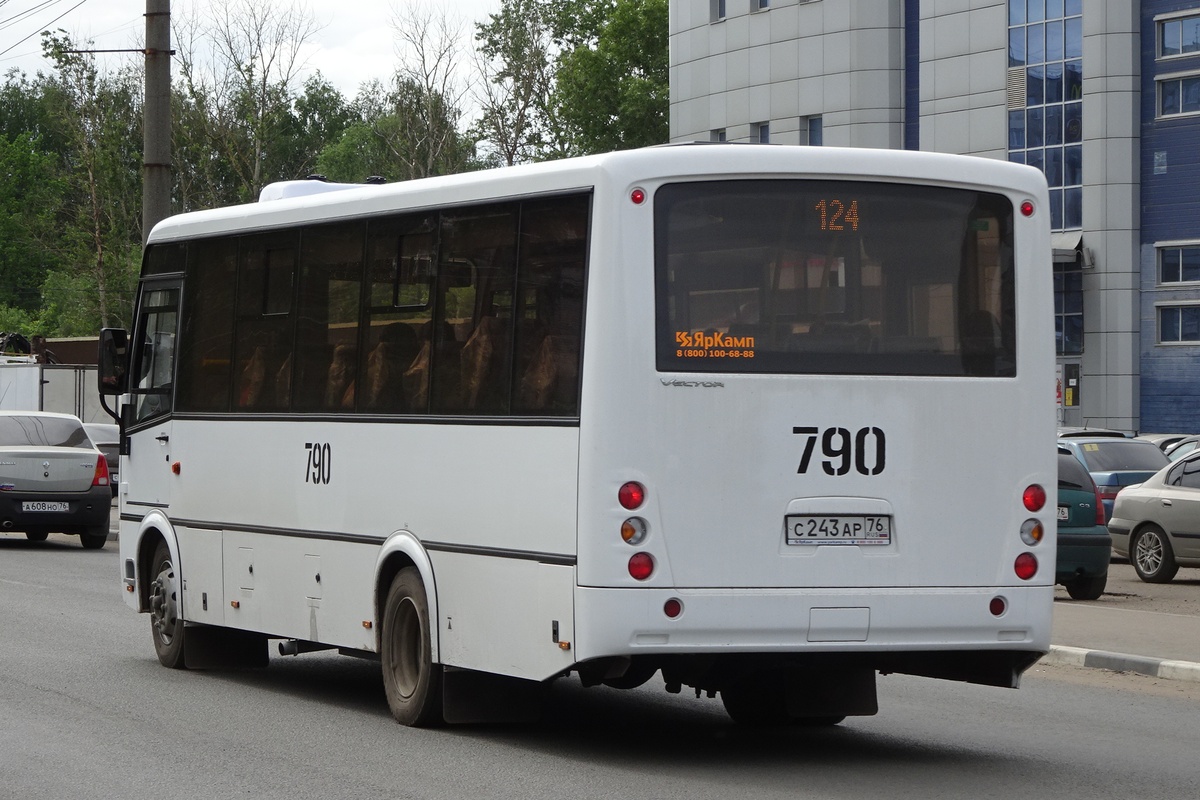 Ярославская область, ПАЗ-320414-05 "Вектор" (1-1) № 790