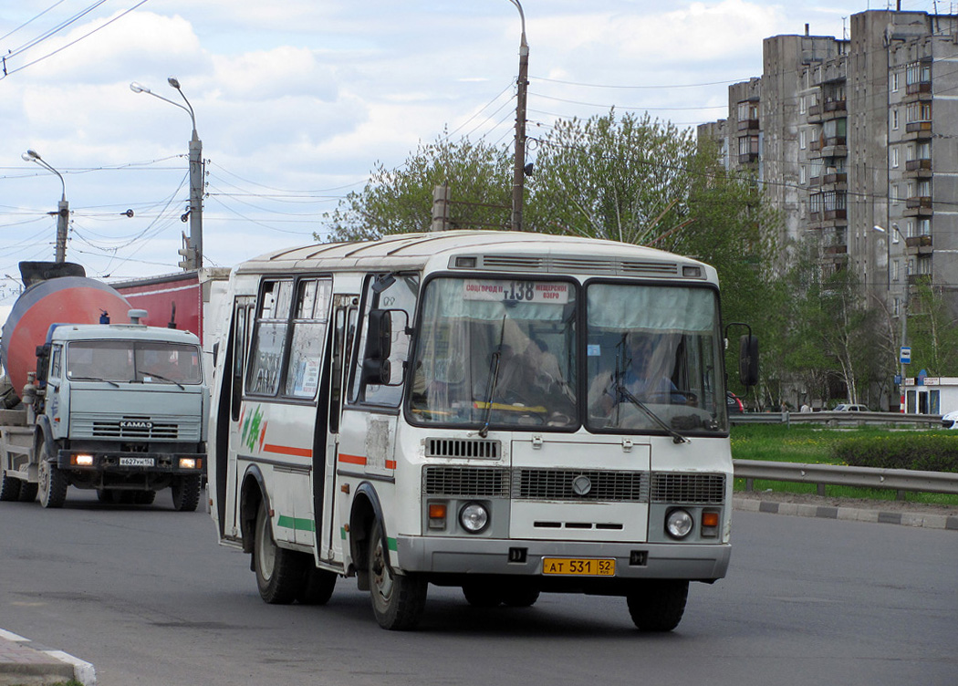 Nizhegorodskaya region, PAZ-32054 č. АТ 531 52