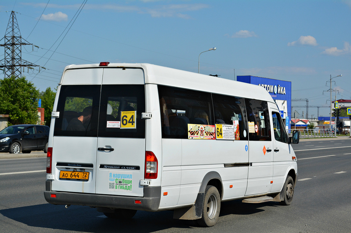 Тюменская область, Луидор-223203 (MB Sprinter Classic) № АО 644 72