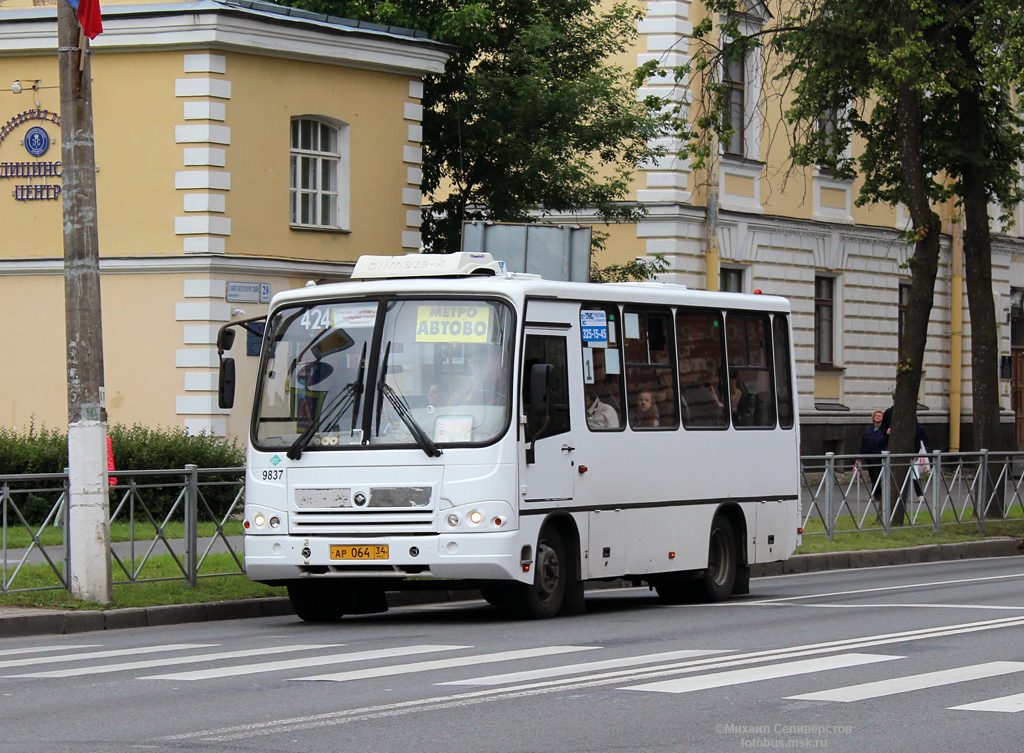 Санкт-Петербург, ПАЗ-320302-11 № 9837