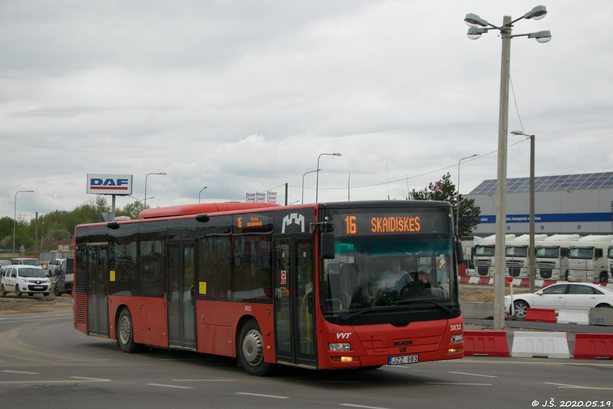 Литва, MAN A21 Lion's City NL273 № 3032