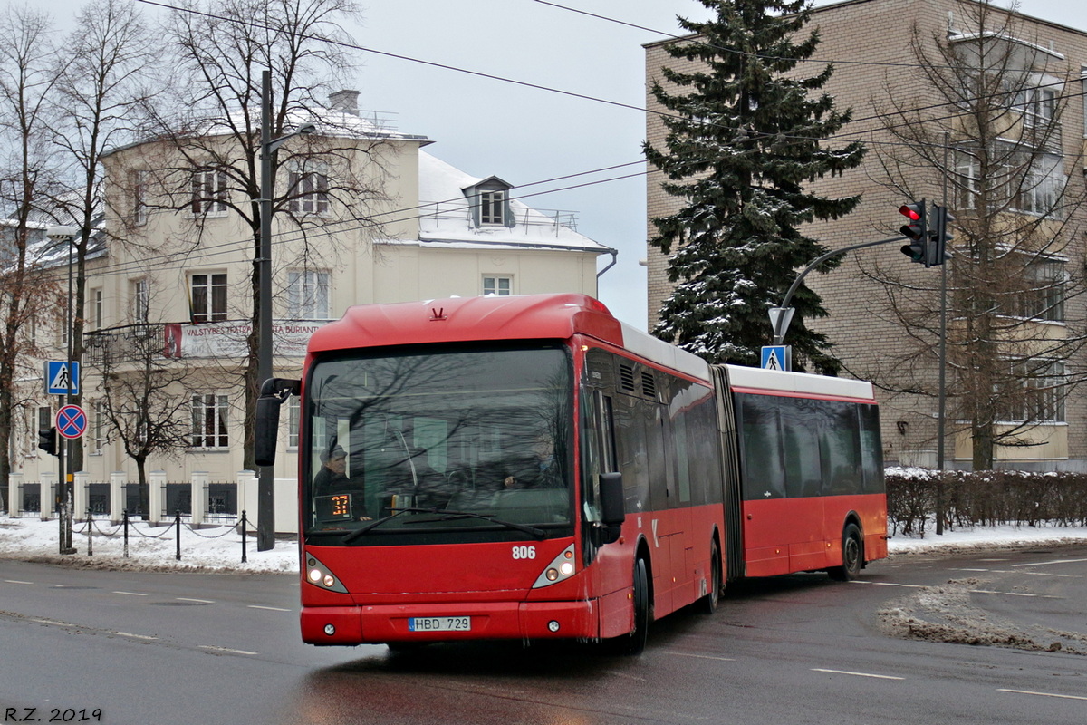 Литва, Van Hool New AG300 № 806