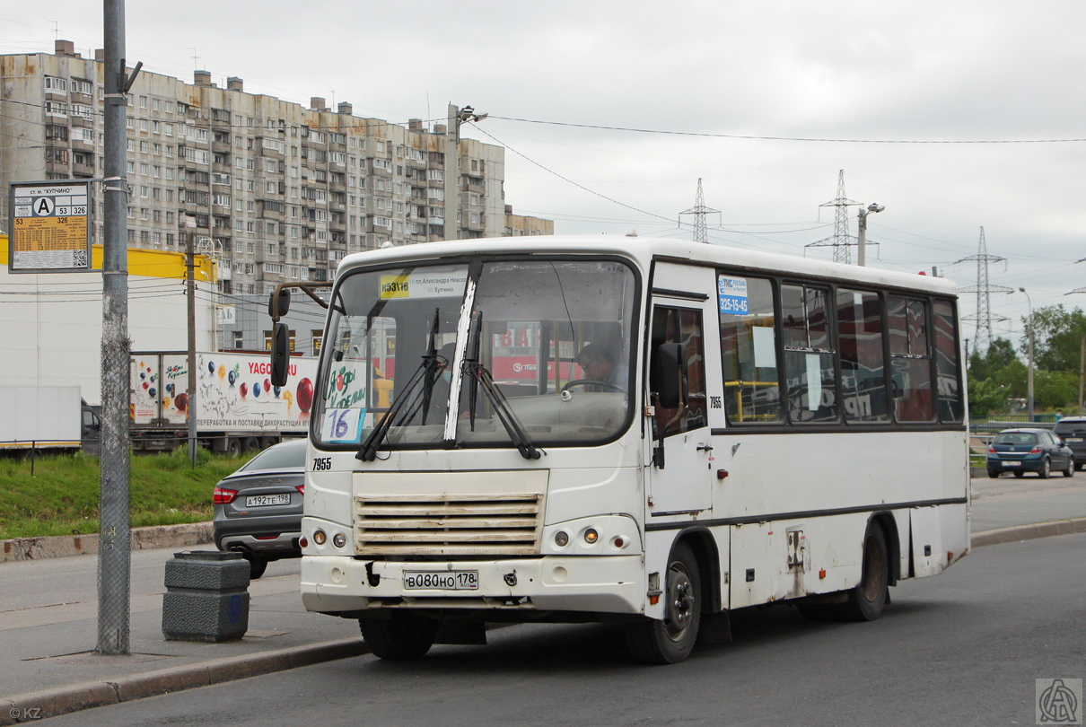 Санкт-Петербург, ПАЗ-320402-05 № 7955