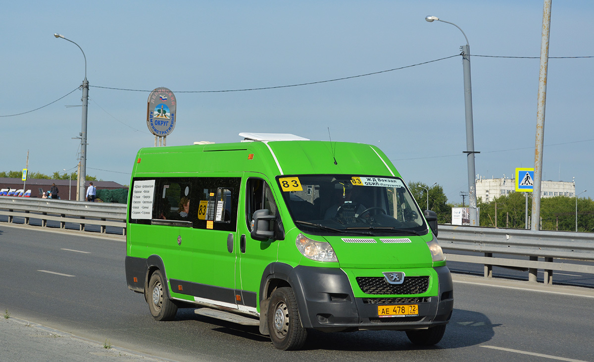 Цюменская вобласць, Нижегородец-2227SK (Peugeot Boxer) № АЕ 478 72