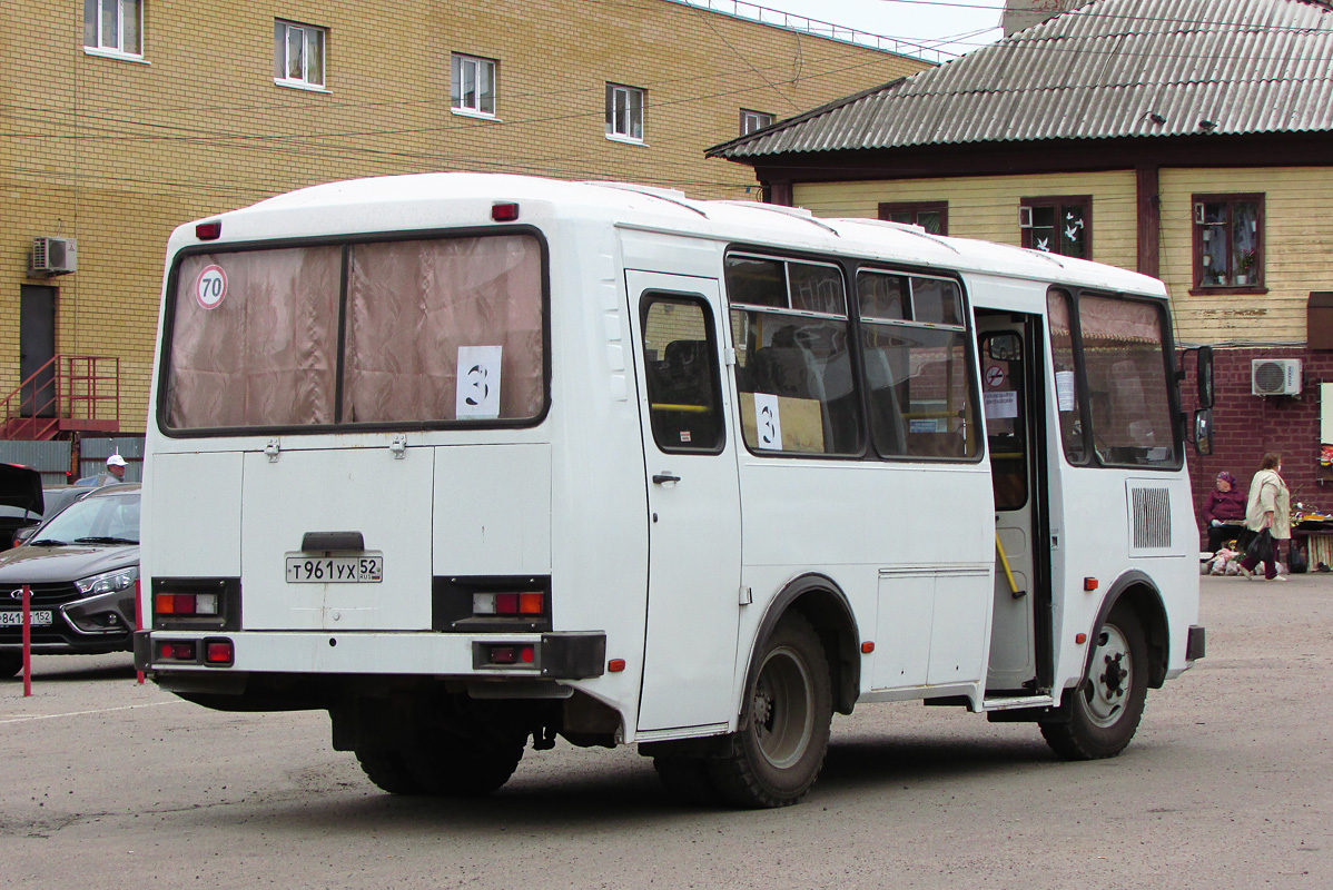 Нижегородская область, ПАЗ-32053-70 № Т 961 УХ 52