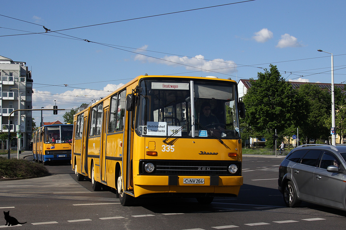 Саксония, Ikarus 280.02 № 335; Бранденбург — 6. Ikarus-Bus-Treffen in Deutschland & Tag der offenen Tür  — Cottbus, 18.05.2019