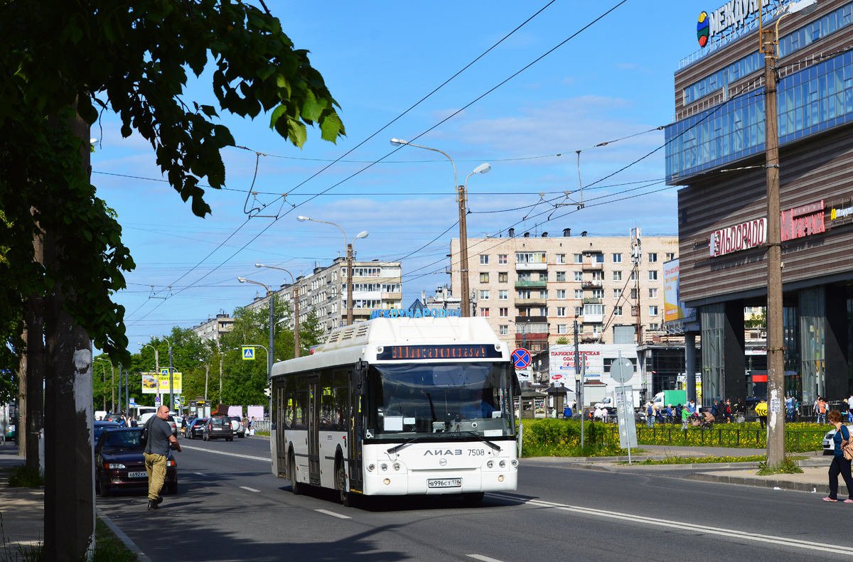 Санкт-Петербург, ЛиАЗ-5292.71 № 7508