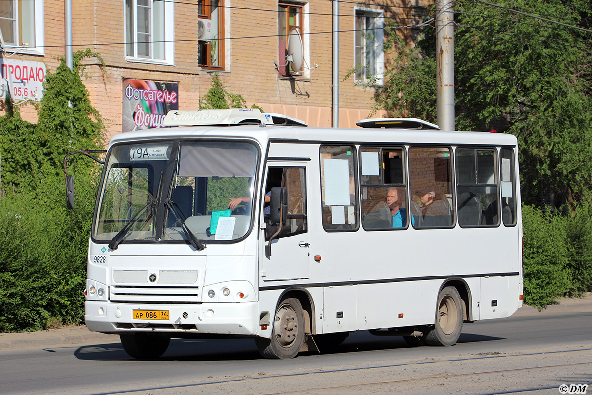 Волгоградская область, ПАЗ-320302-11 № 9828