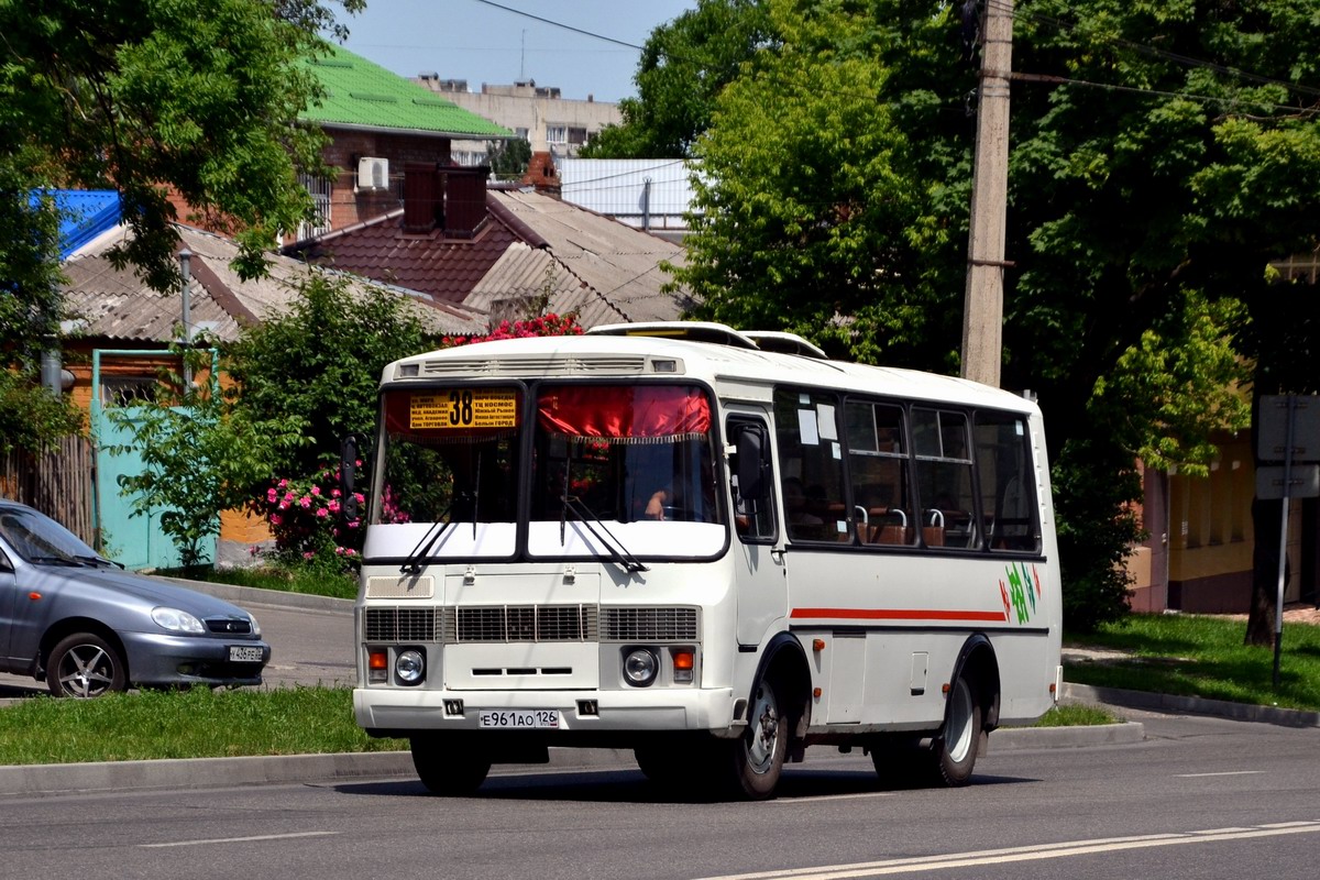 Ставропольский край, ПАЗ-32054 № Е 961 АО 126