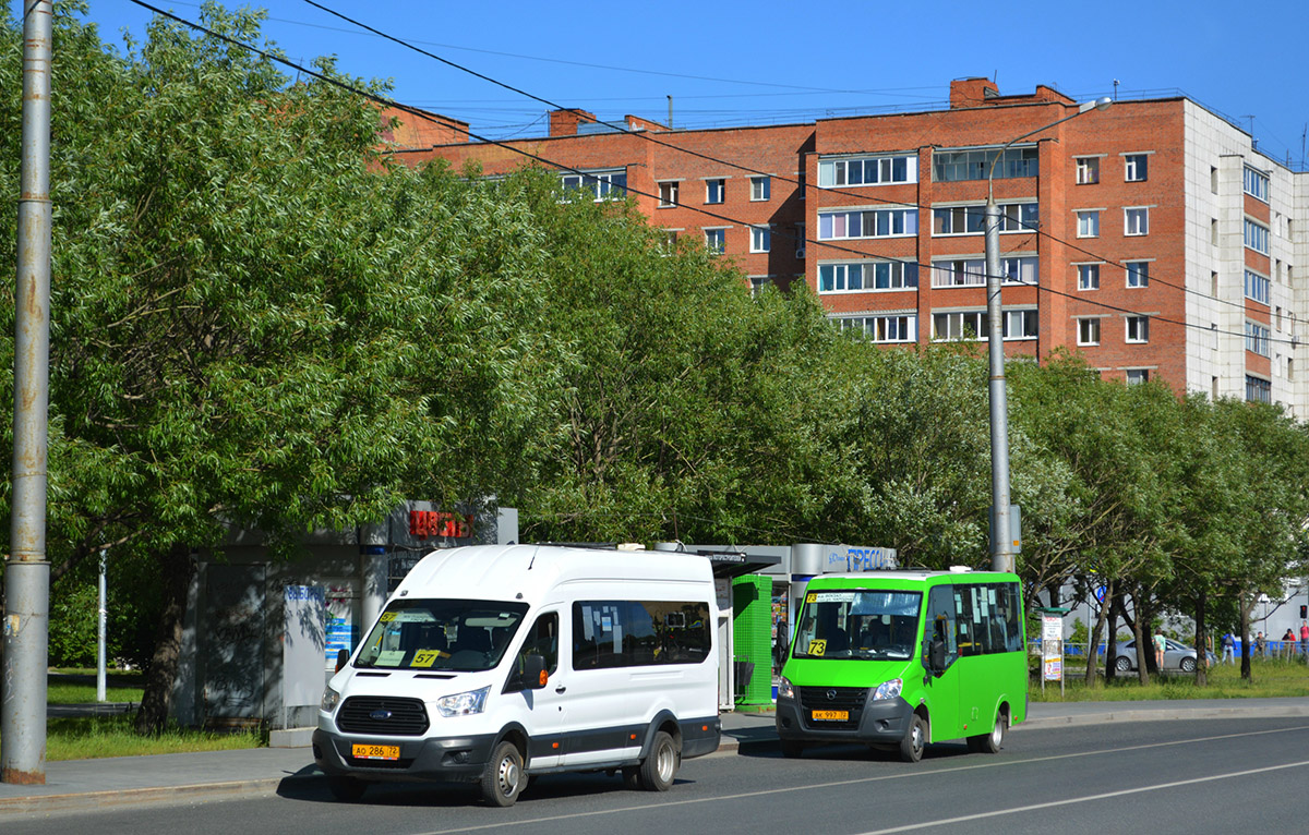 Тюменская область, Ford Transit FBD [RUS] (Z6F.ESG.) № АО 286 72; Тюменская область, Луидор-2250DS (ГАЗ Next) № АК 997 72