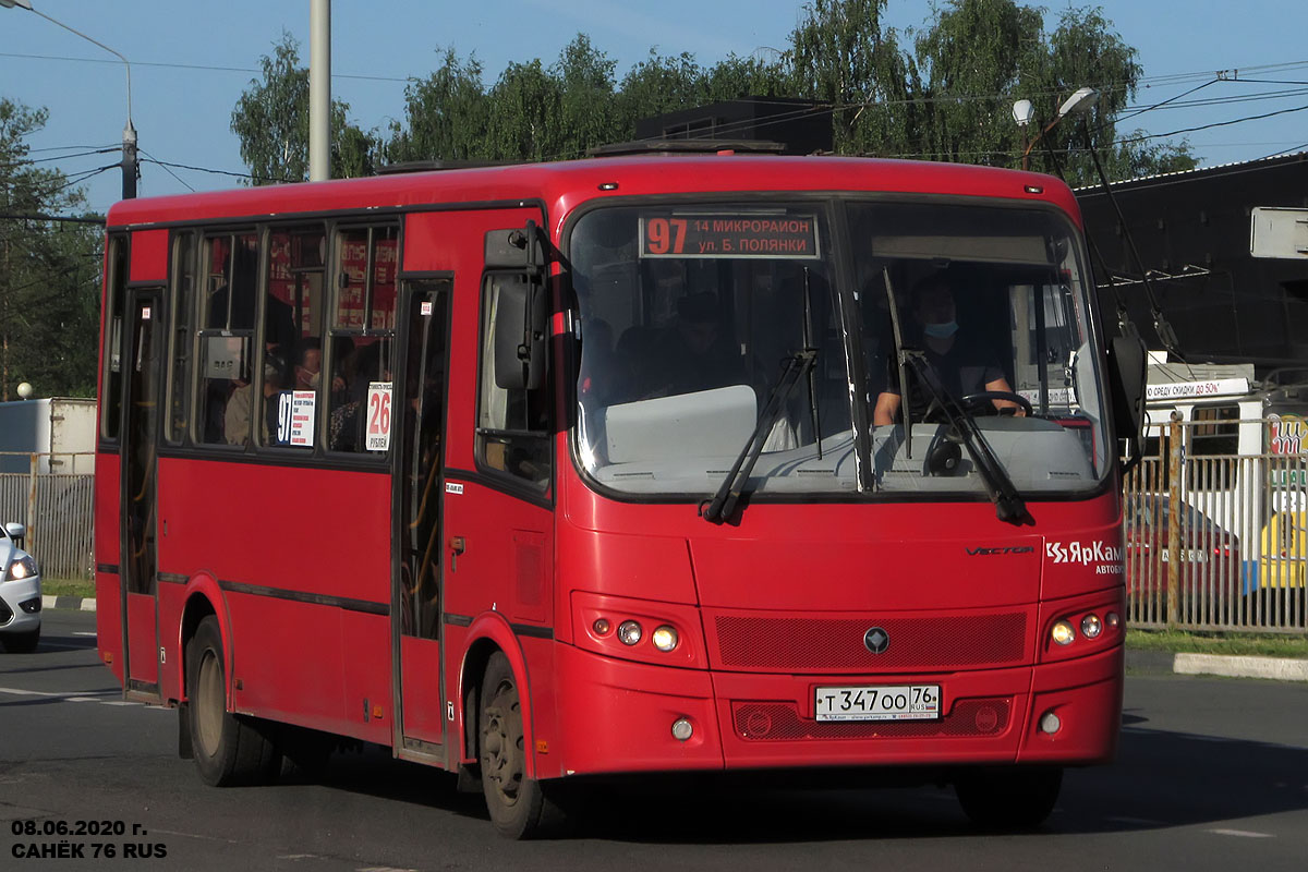 Ярославская область, ПАЗ-320412-04 "Вектор" № Т 347 ОО 76