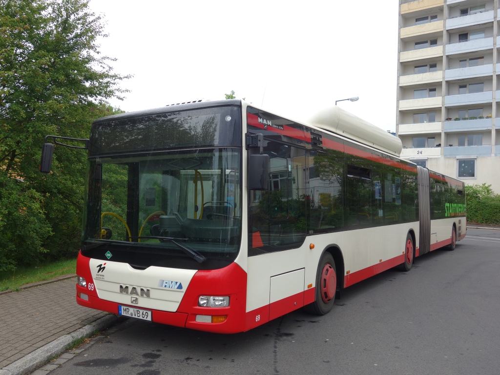 Гессен, MAN A23 Lion's City G NG313 CNG № 69