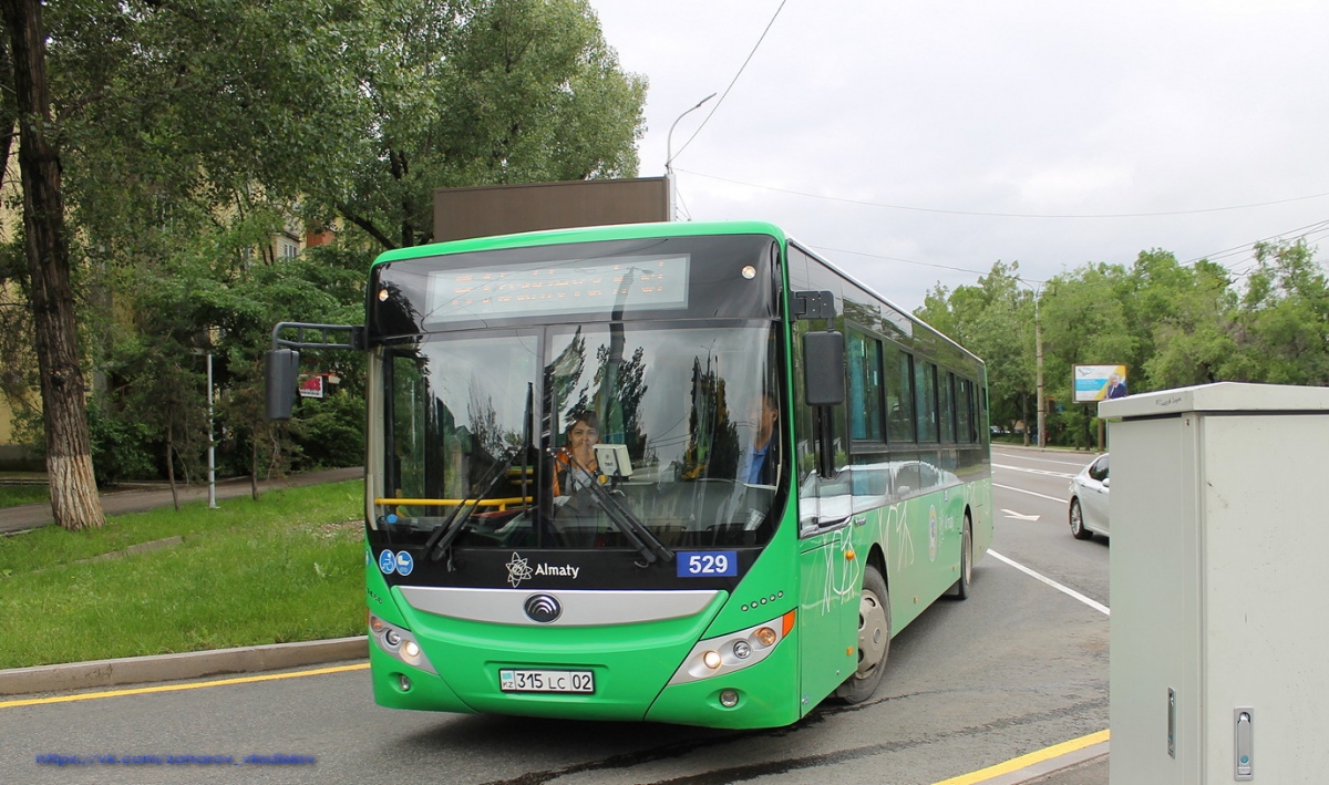 Алматы, Yutong ZK6118HGA № 529