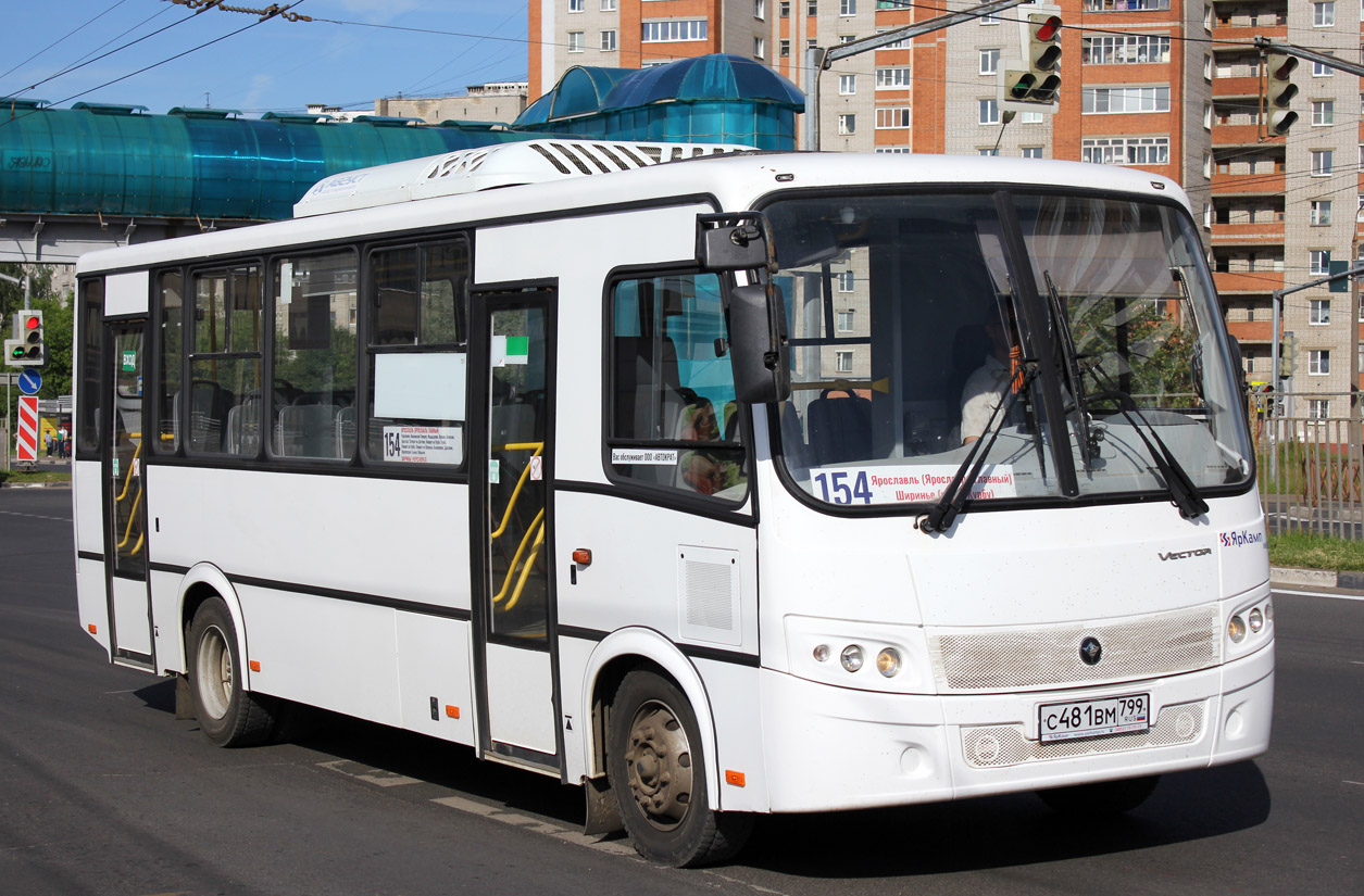 Ярославская область, ПАЗ-320412-04 "Вектор" № С 481 ВМ 799