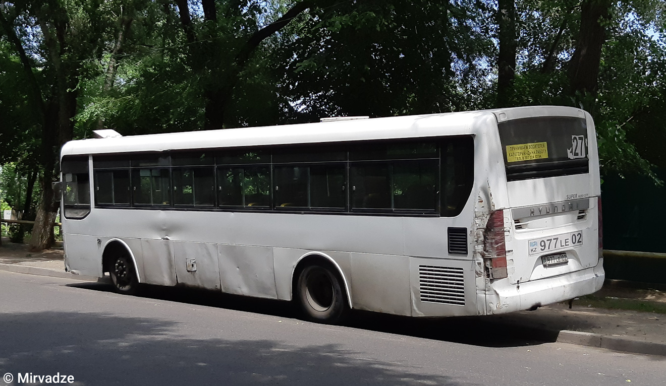 Алматы, Hyundai New Super AeroCity 1F/L № 977 LE 02