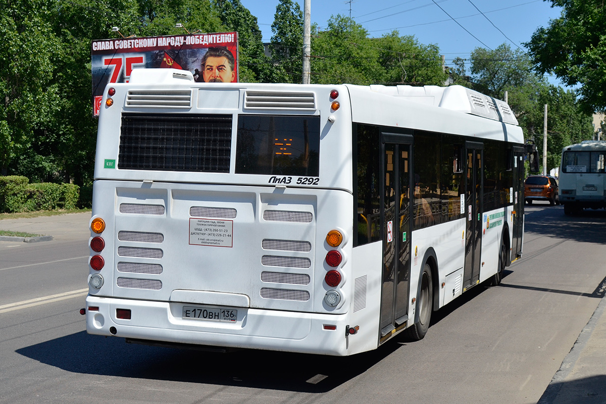 Воронежская область, ЛиАЗ-5292.67 (CNG) № Е 170 ВН 136