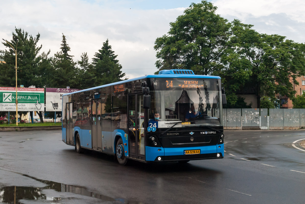Закарпатская область, Електрон A18501 № AA 3218 AA