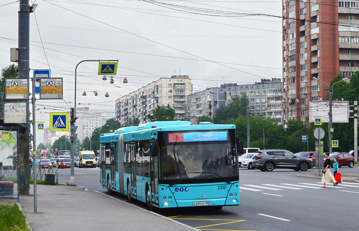 Sankt Petersburg, MAZ-216.066 Nr 2201