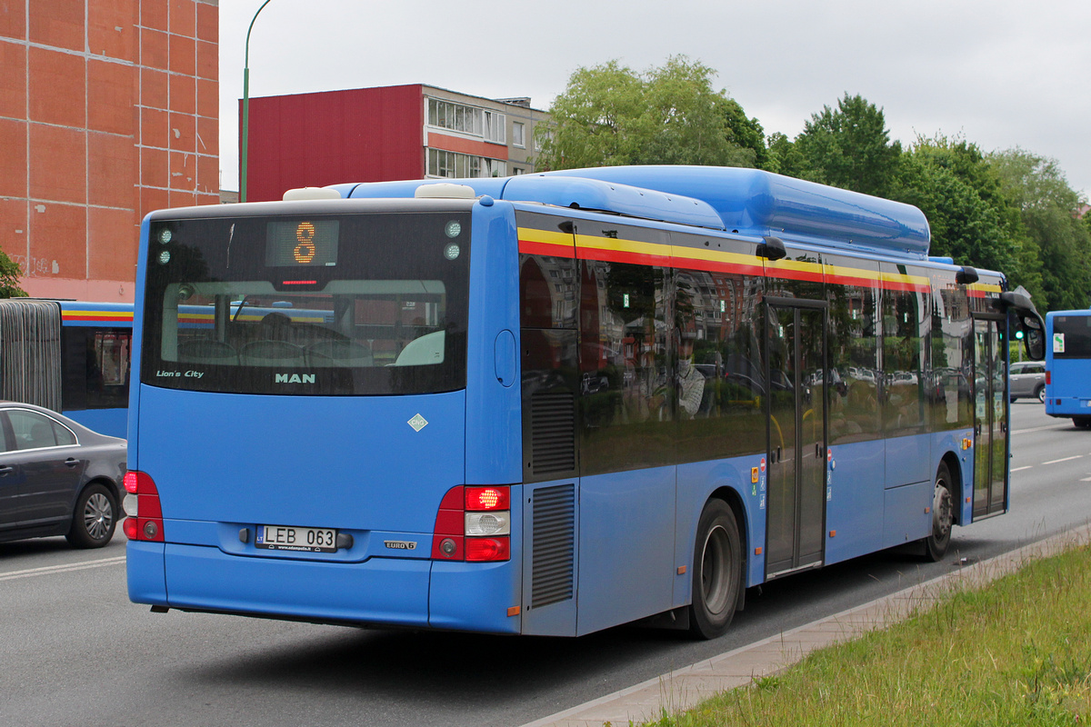 Литва, MAN A21 Lion's City NL273 CNG № 63