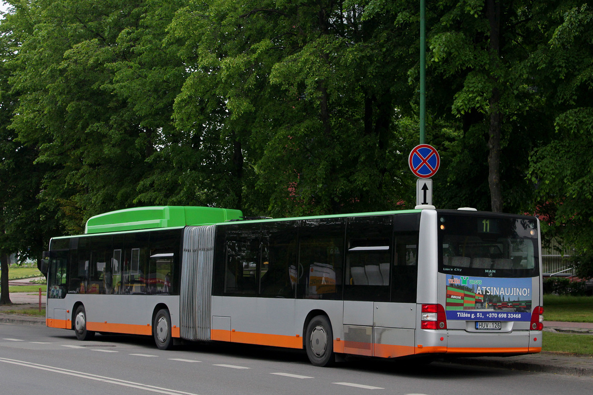 Литва, MAN A23 Lion's City G NG313 CNG № 126