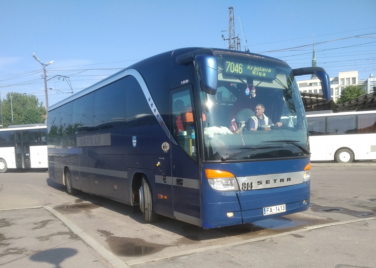 Латвия, Setra S415HD № 814