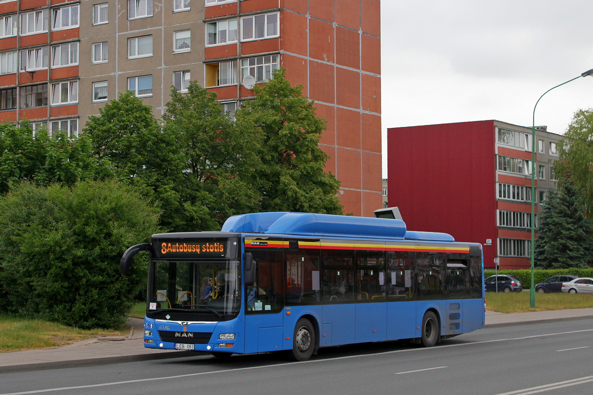 Литва, MAN A21 Lion's City NL273 CNG № 63