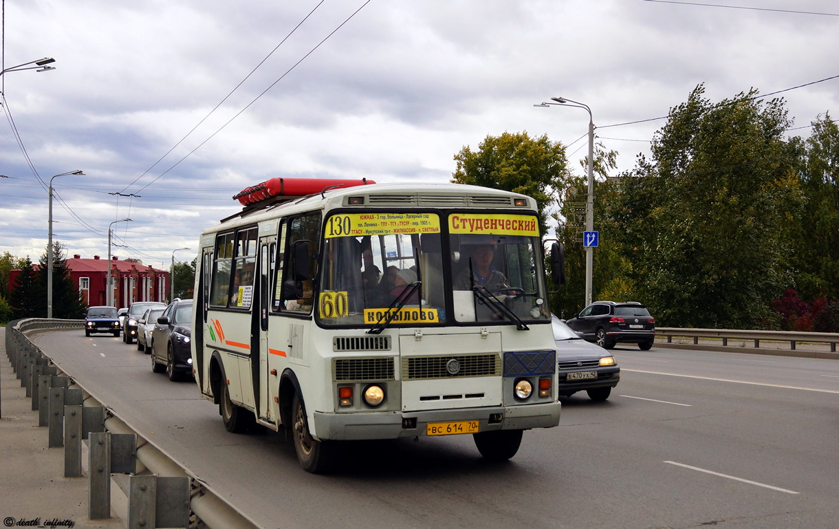 Томская область, ПАЗ-32054 № ВС 614 70