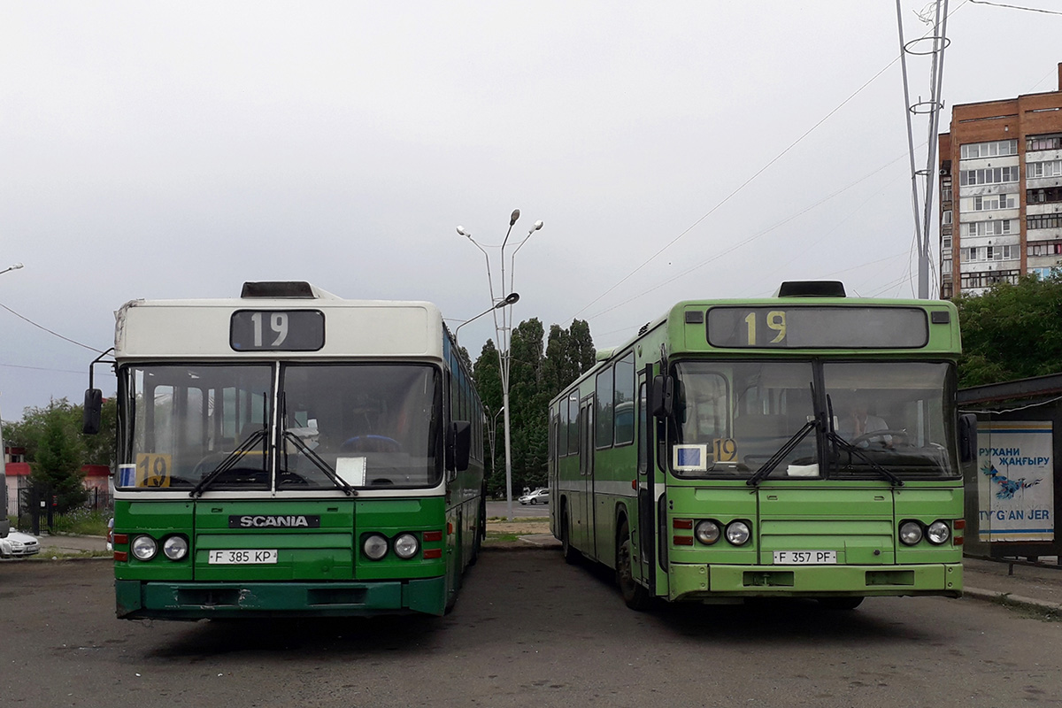 Восточно-Казахстанская область, Scania CN112CLB № F 385 KP; Восточно-Казахстанская область, Scania CN113CLB № F 357 PF