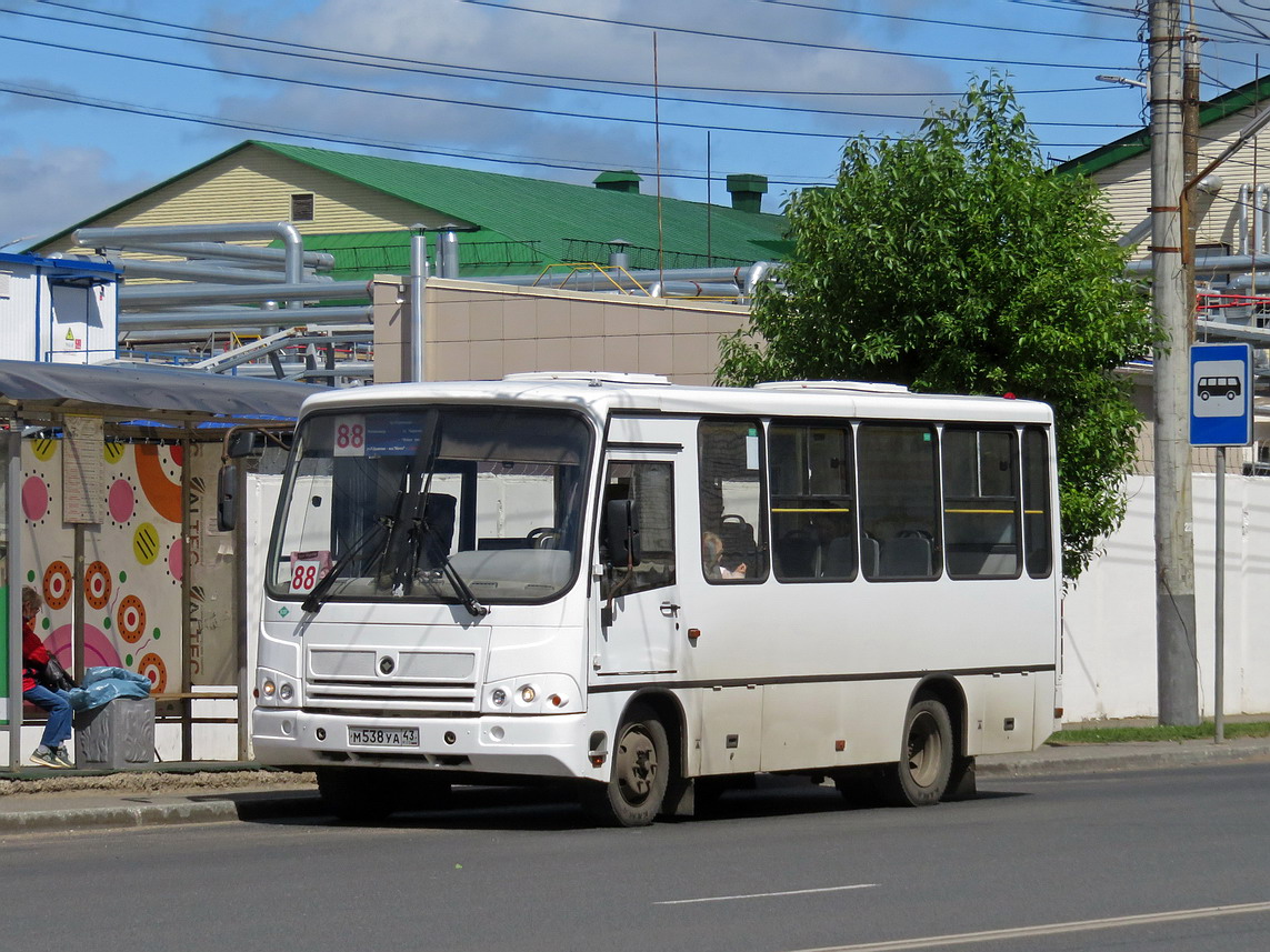 Кировская область, ПАЗ-320302-11 № М 538 УА 43