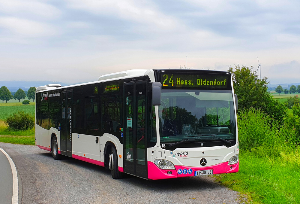 Нижняя Саксония, Mercedes-Benz Citaro C2 hybrid № 83