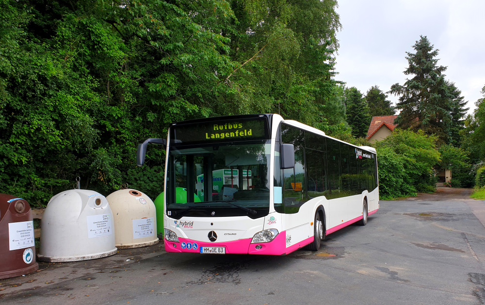 Нижняя Саксония, Mercedes-Benz Citaro C2 hybrid № 83