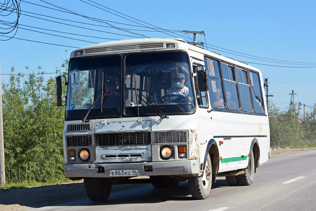 Саха (Якутия), ПАЗ-32054 № В 863 КО 14