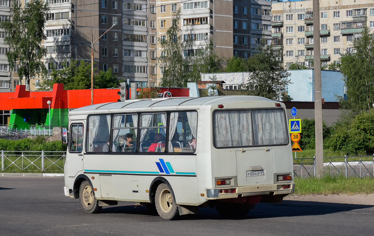 Тверская область, ПАЗ-32053 № Р 004 ОР 69