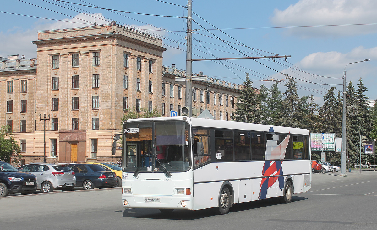 Челябинская область, ЛиАЗ-5256.58 № 308