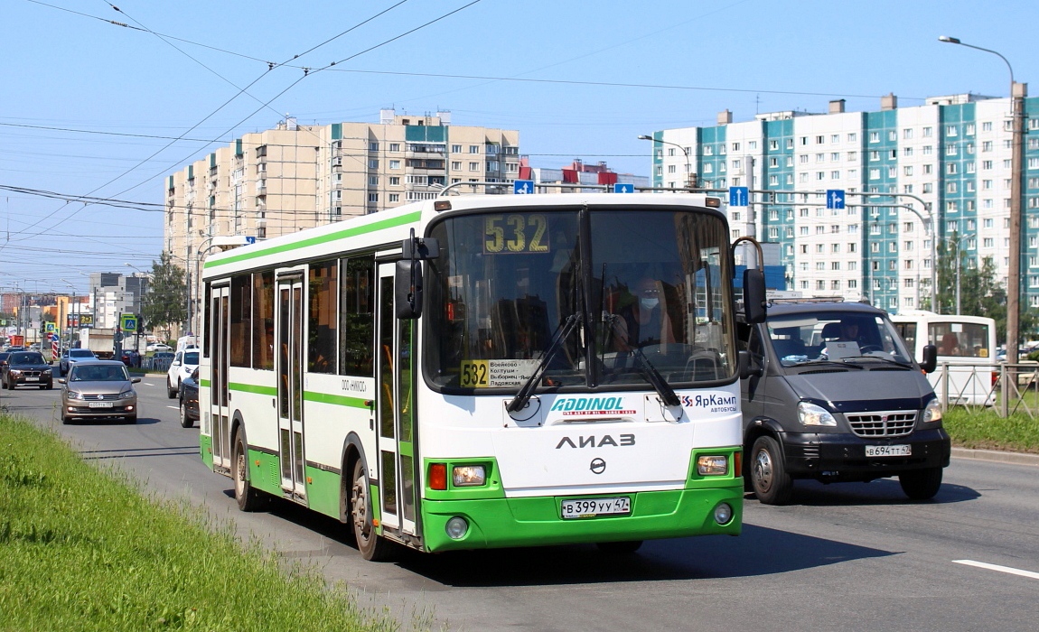 Ленинградская область, ЛиАЗ-5256.60 № В 399 УУ 47