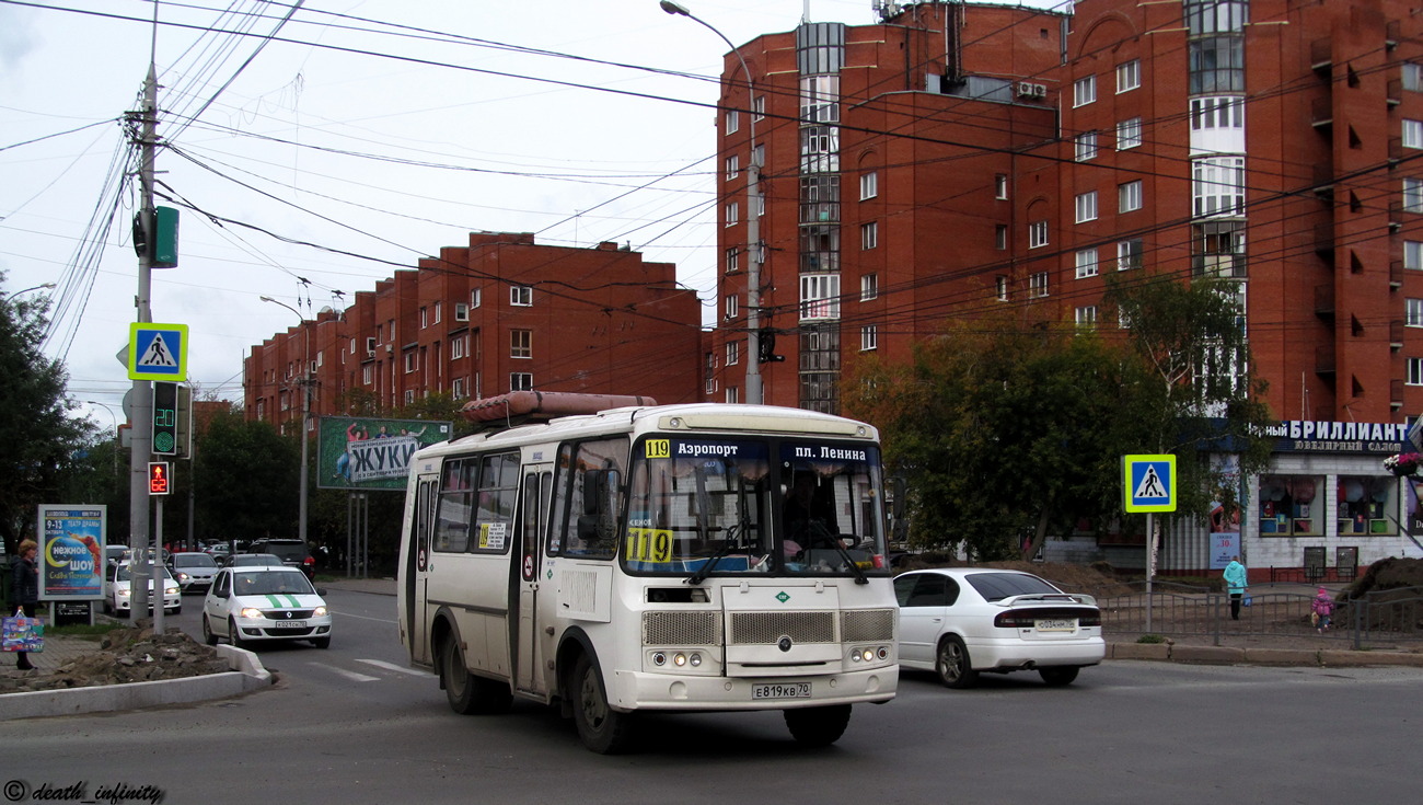 Томская область, ПАЗ-32054 № Е 819 КВ 70