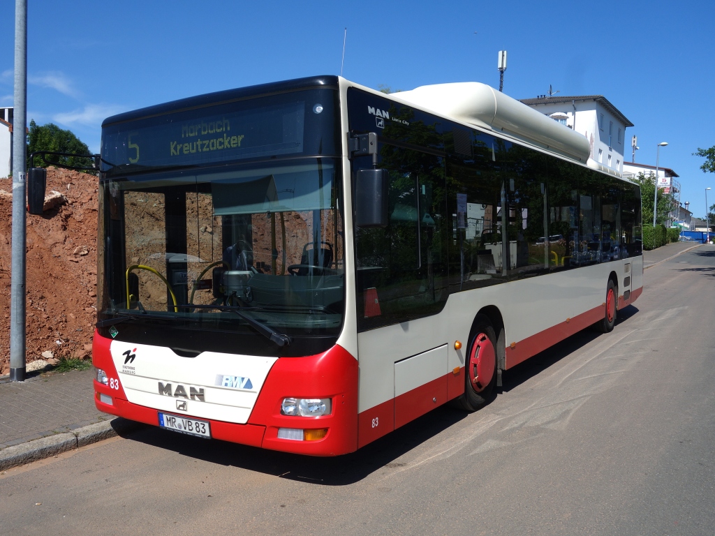 Гессен, MAN A21 Lion's City NL313 CNG № 83