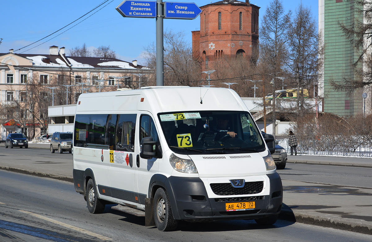 Тюменская область, Нижегородец-2227SK (Peugeot Boxer) № АЕ 478 72