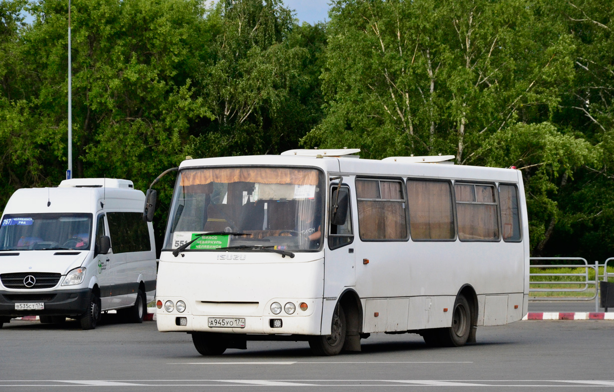 Челябинская область, Богдан А09214 № А 945 УО 174