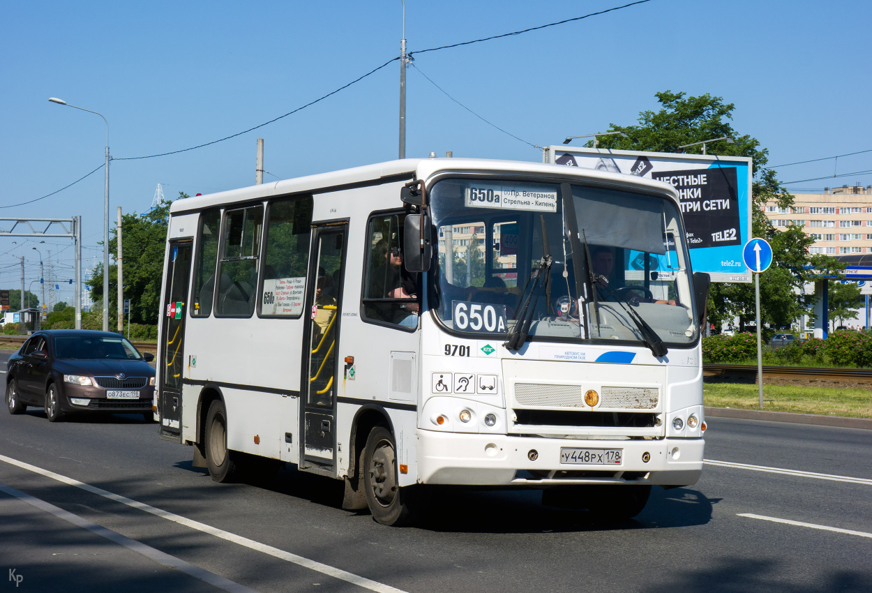 Санкт-Петербург, ПАЗ-320302-11 № 9701