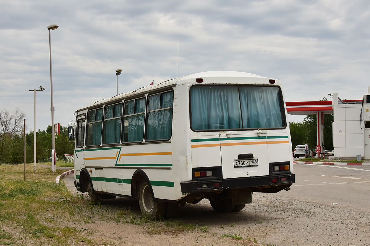 Волгоградская область, ПАЗ-3205 (00) № А 760 РТ 134