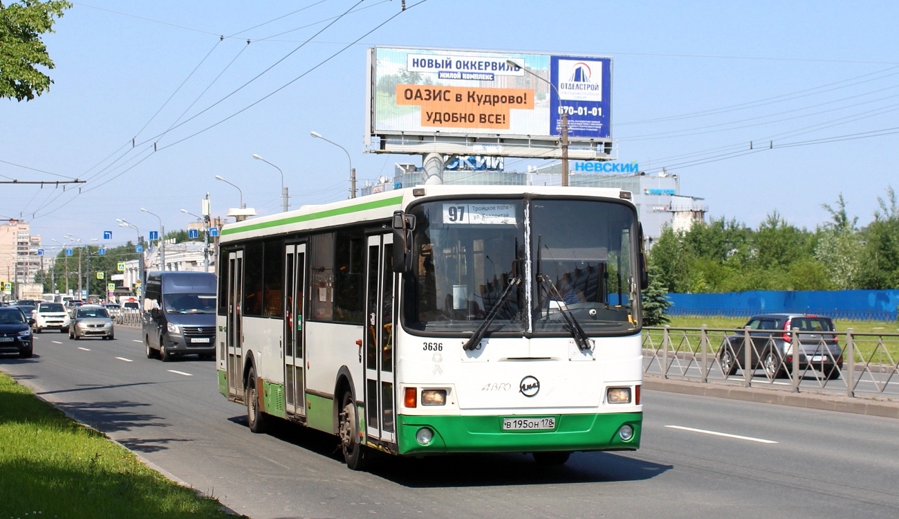 Санкт-Петербург, ЛиАЗ-5293.60 № 3636