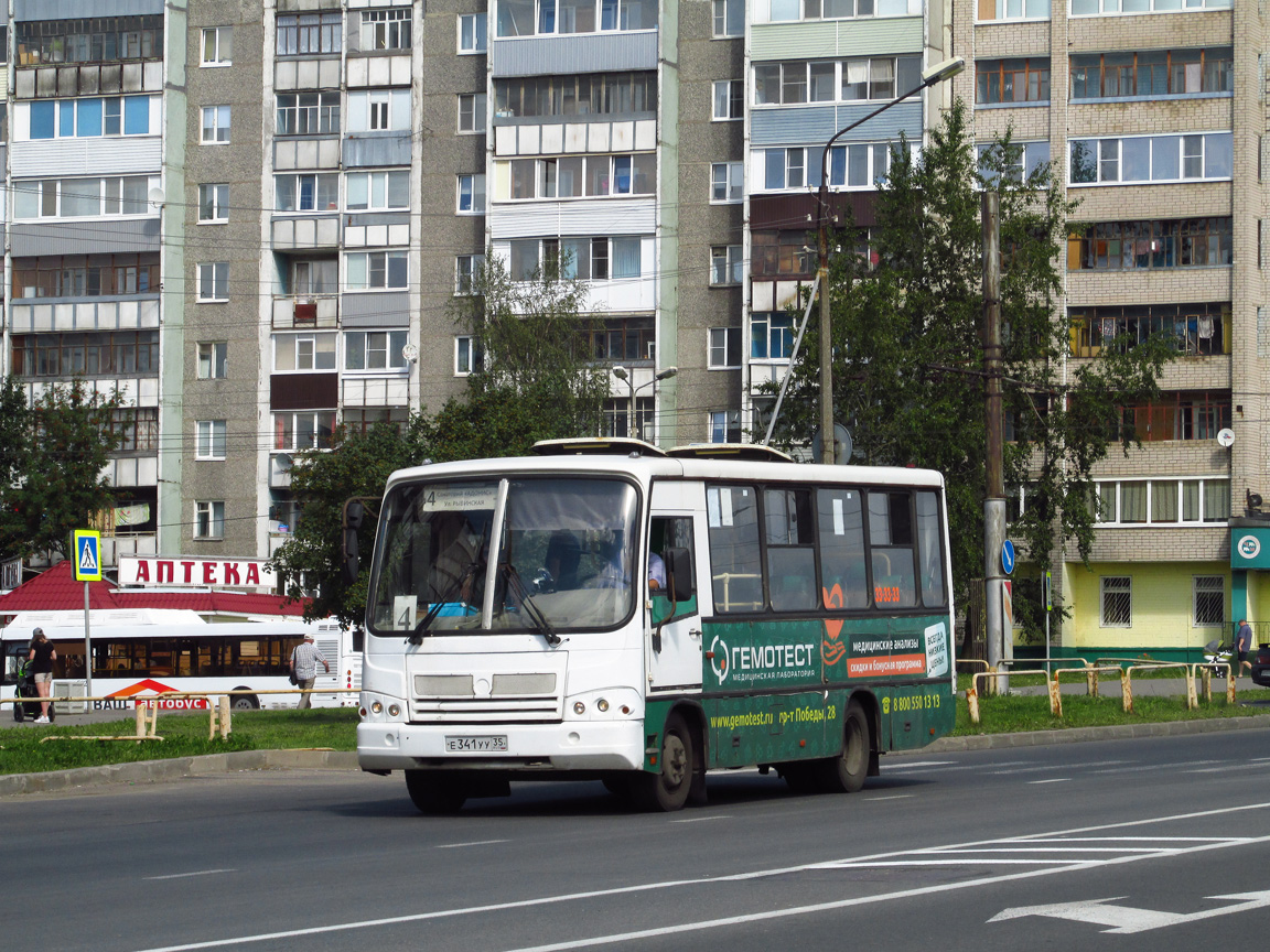 Вологодская область, ПАЗ-320402-03 № Е 341 УУ 35